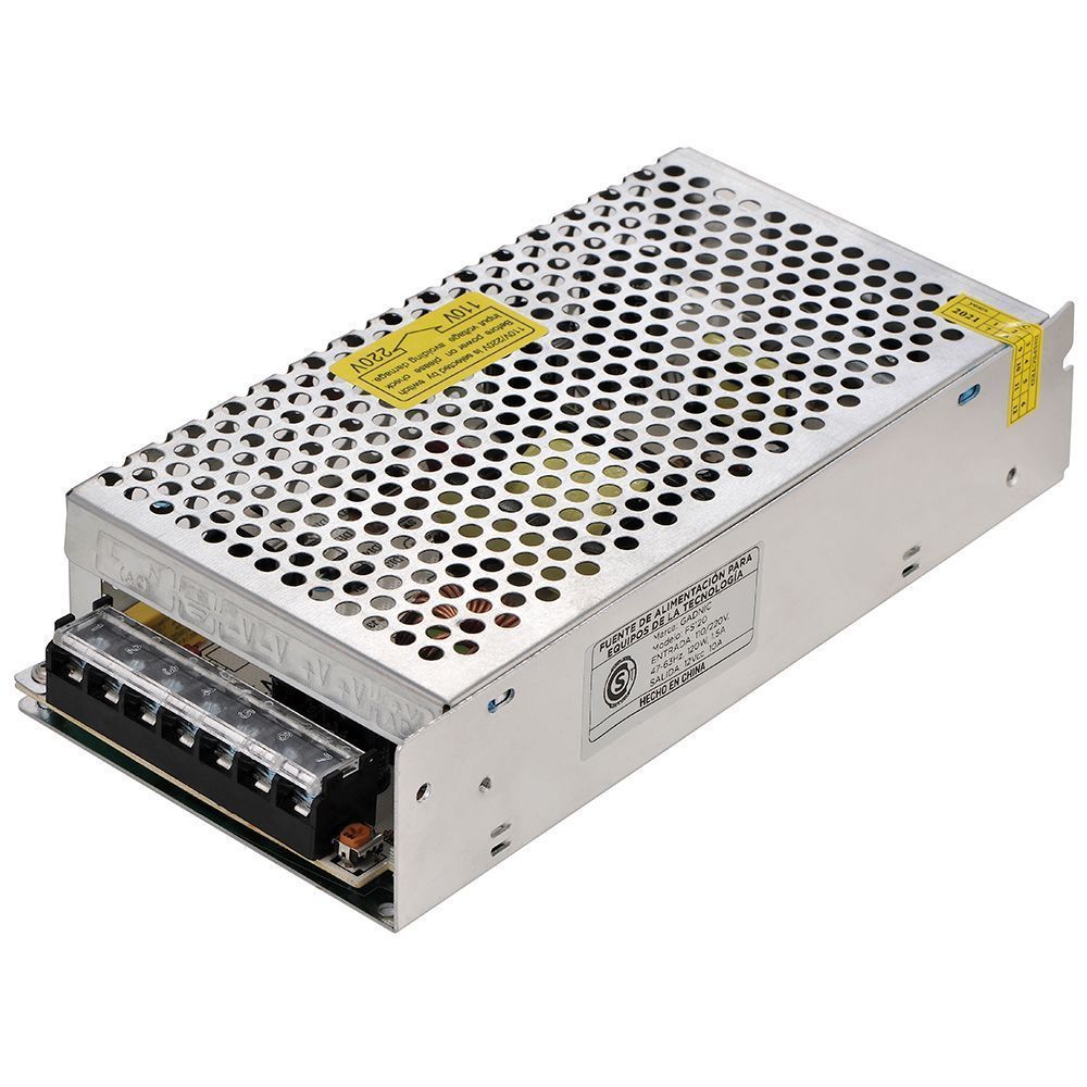 Fuente Switching Gadnic 12V 10A 120W Regulada Con Protección Para Tira Led Y CCTV
