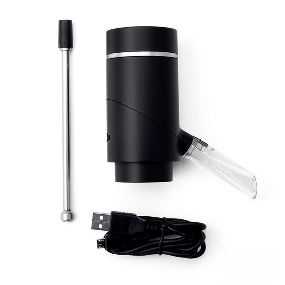 Aireador Oxigenador De Vino Gadnic Decantador Eléctrico Recargable Acero Inoxidable